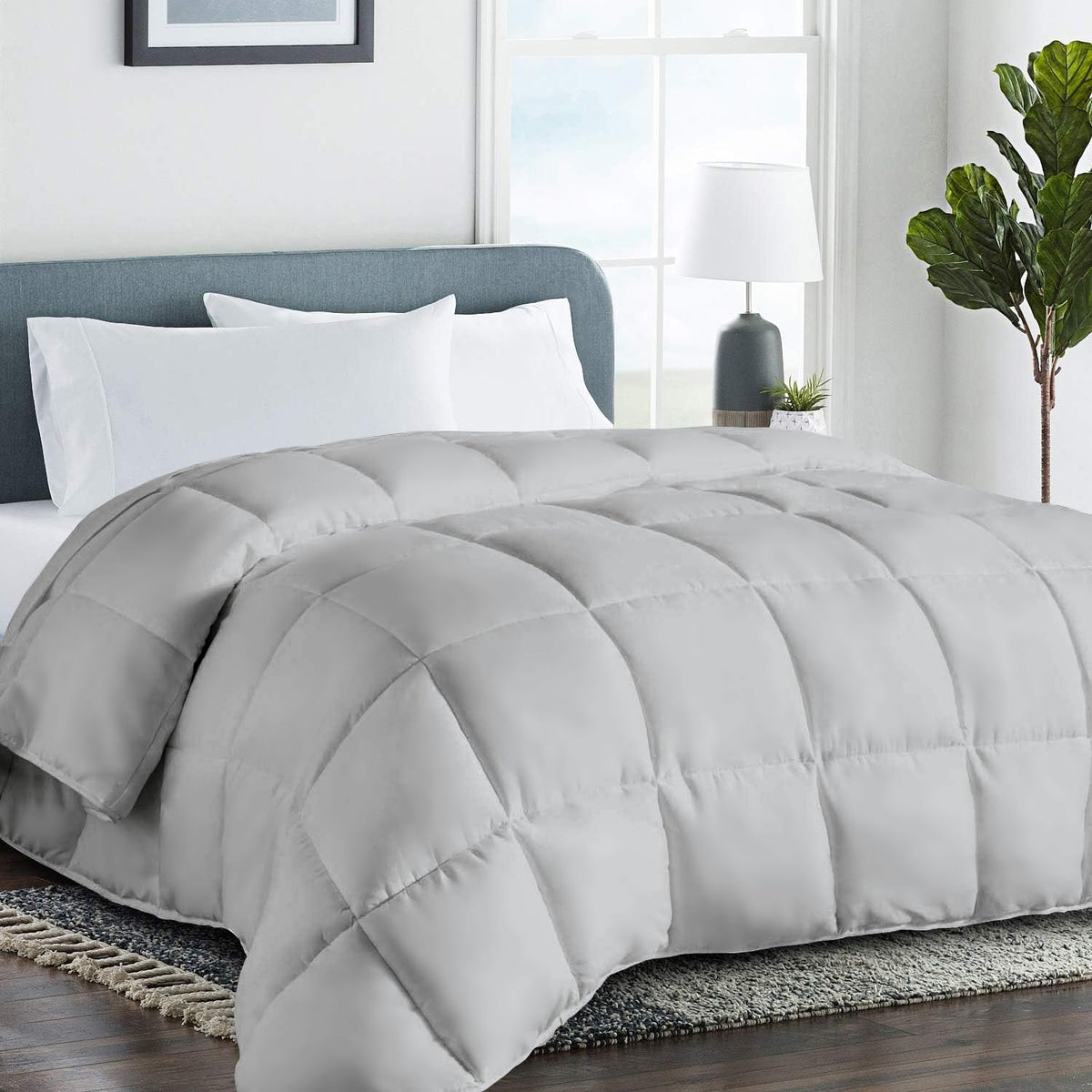 Cohome Full 2200 Series Down Alternative Comforter - Quilted Duvet Insert With Corner Tabs All-Season - Soft Luxury Hotel Comfor