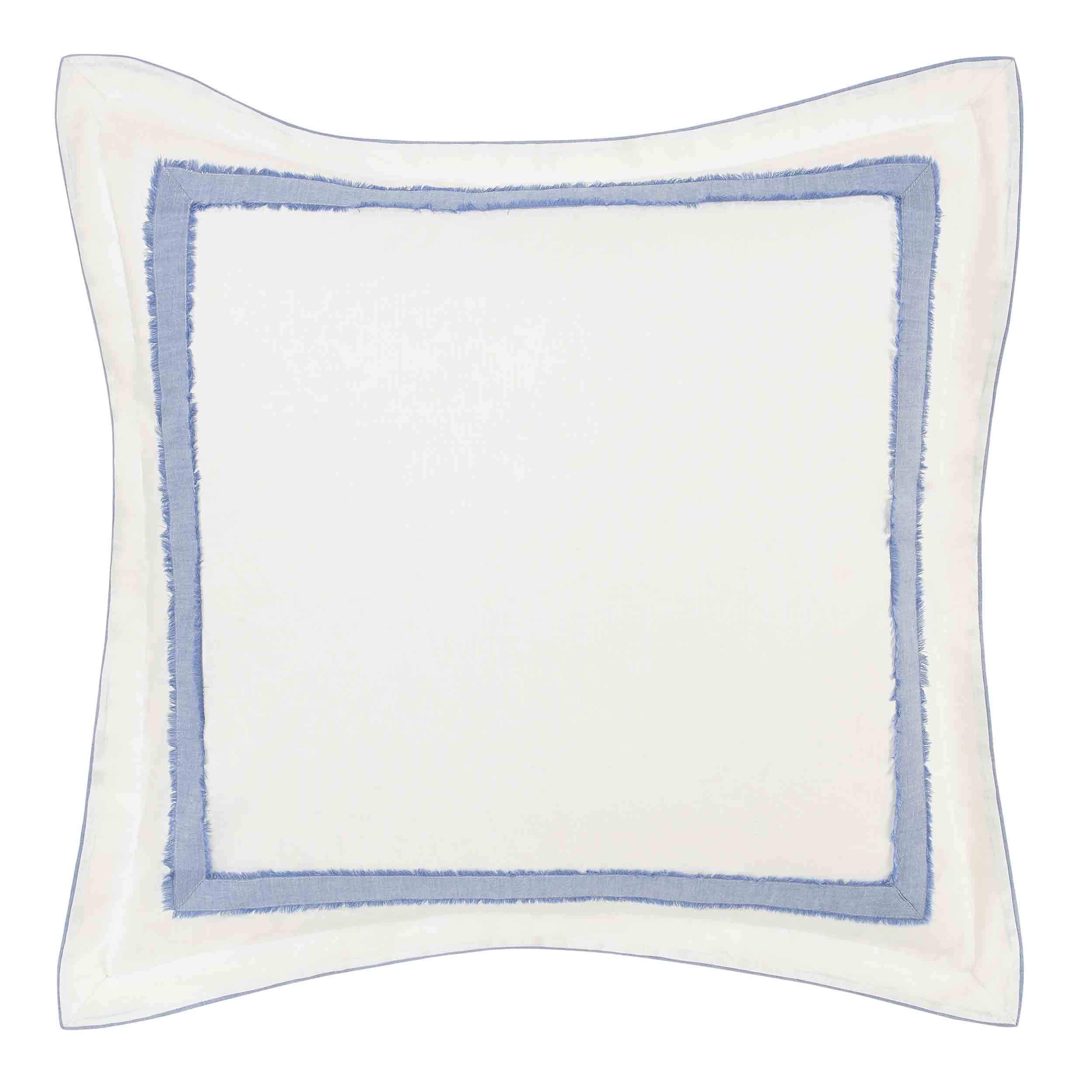 Laura Ashley Mila Euro Sham, 26x26, Blue