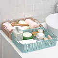Ubersweet Abs Storage Basket Drawer Cupboard Divider Tidy Organiser Blue