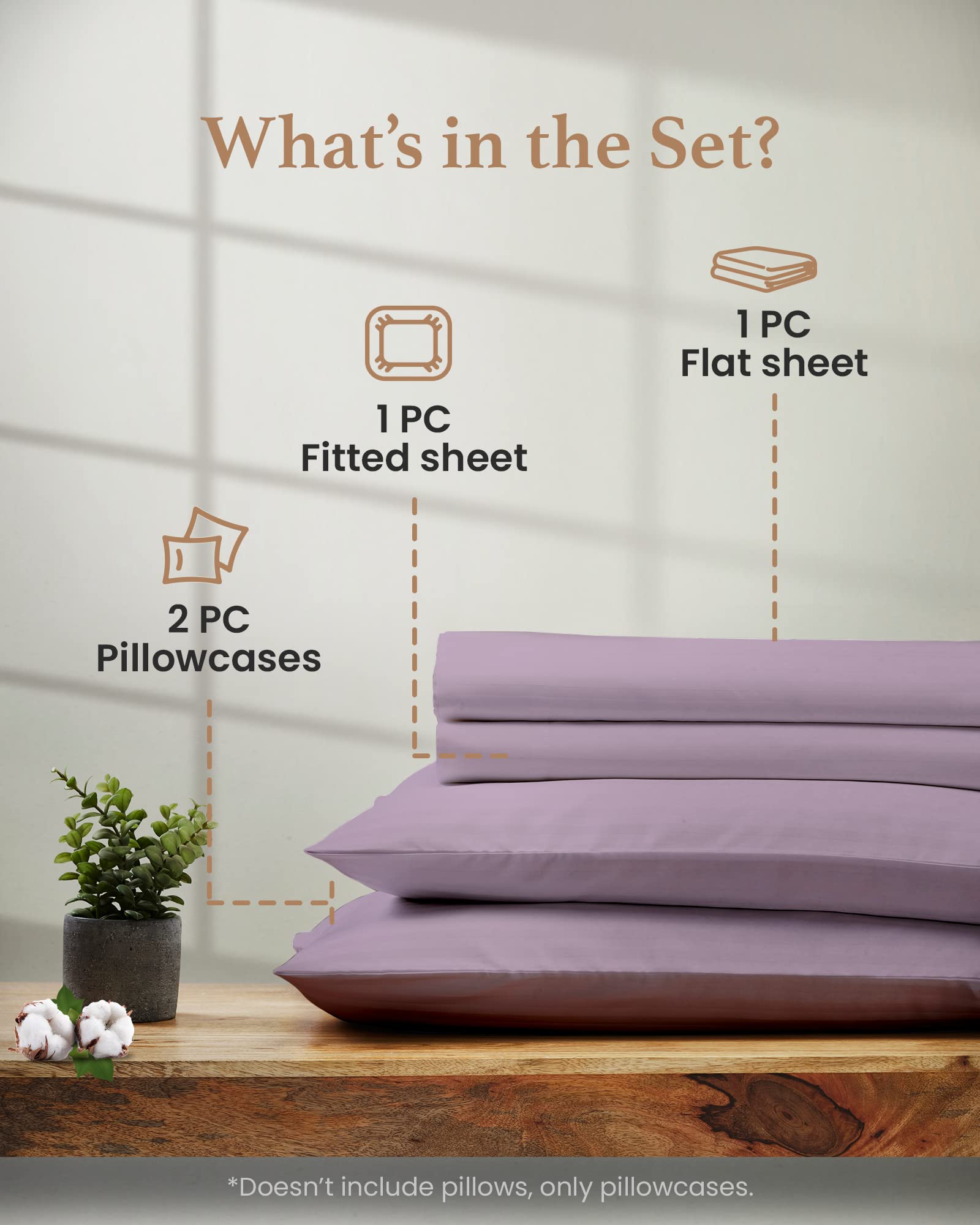 Good Sleep Bedding Cooling Sheets Queen - 1000 Tc Queen Sheet Sets, 4 Pc 100% Egyptian Cotton Queen Bed Sheets Set, Sateen Weave