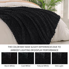 Exclusivo Mezcla King Size Soft Fleece Blanket, 90X104 Inches 3D Clouds Stylish Jacquard Velvet Blanket For Bed, Cozy Soft Light