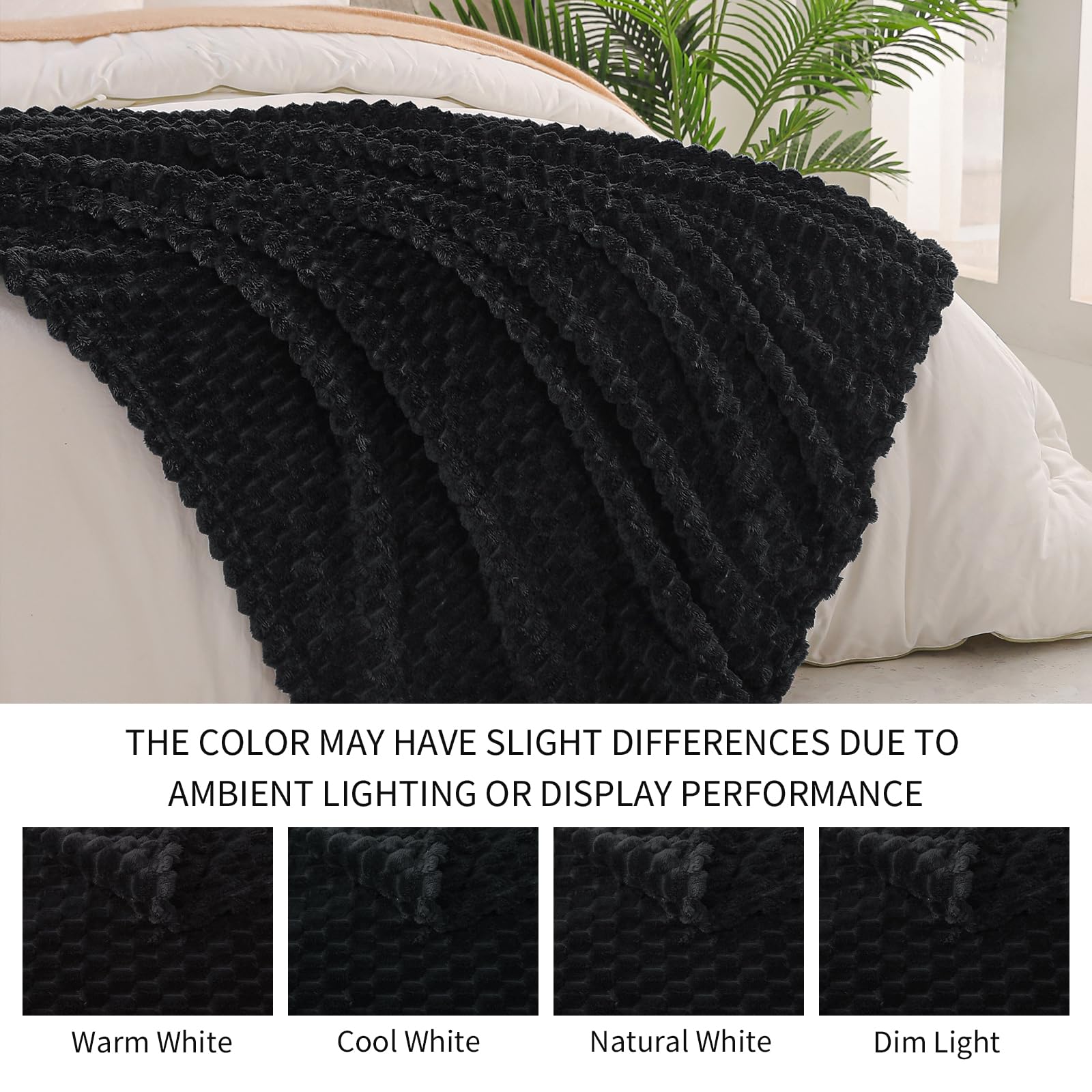 Exclusivo Mezcla King Size Soft Fleece Blanket, 90X104 Inches 3D Clouds Stylish Jacquard Velvet Blanket For Bed, Cozy Soft Light
