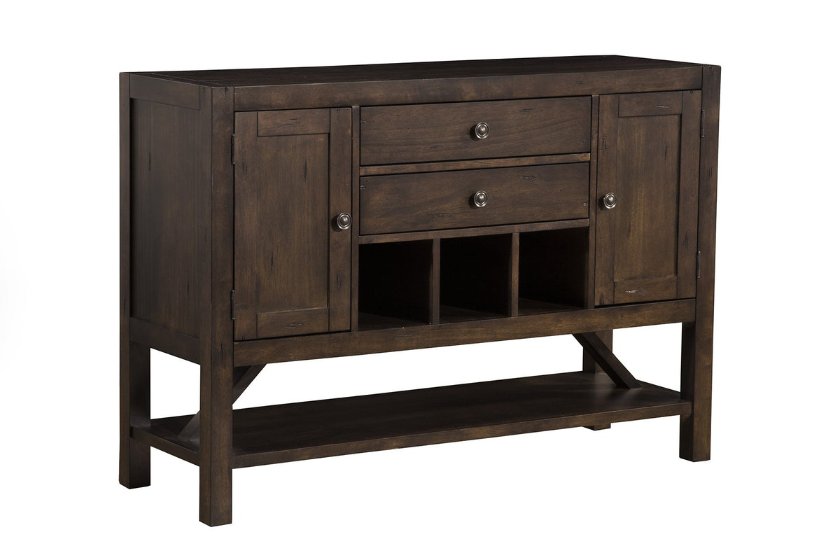 Alpine Furniture Alcott Sideboard Tobacco Finish