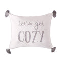 Levtex Home - Camden -Decorative Pillow (14X16In.) - Lets Get Cozy - Grey And Cream