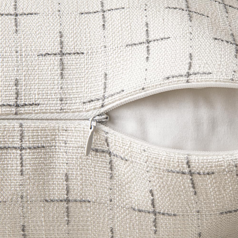 Miulee Pack Of 2 Decorative Burlap Linen Throw Pillow Covers Modern Farmhouse Pillowcase Rustic Woven Textured Cushion Cover For Sofa Couch Bed 24X24 Inch Pure White