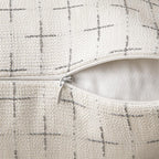 Miulee Pack Of 2 Decorative Burlap Linen Throw Pillow Covers Modern Farmhouse Pillowcase Rustic Woven Textured Cushion Cover For Sofa Couch Bed 24X24 Inch Pure White