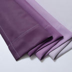 Cosviya Rod Pocket Ombre Room Darkening Curtains 84 Inch Length 2 Panels, Purple And Grayish White Gradient Drapes Light Blockin