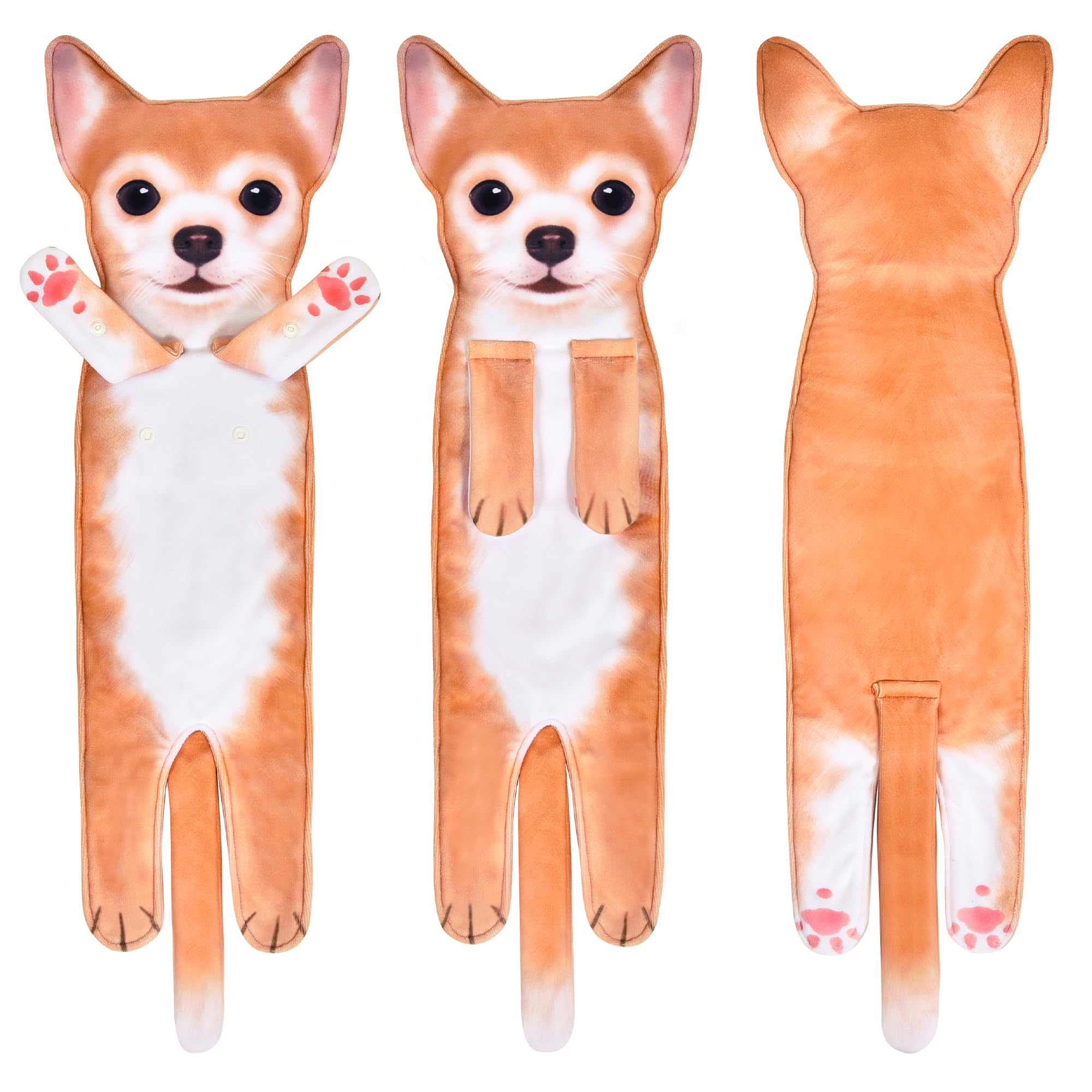 Agrimony Chihuahua Funny Dog Hand Towels For Kitchen Bathroom - Dog Mom Gifts For Women Dog Dad Gifts For Men- Mothers Fathers D