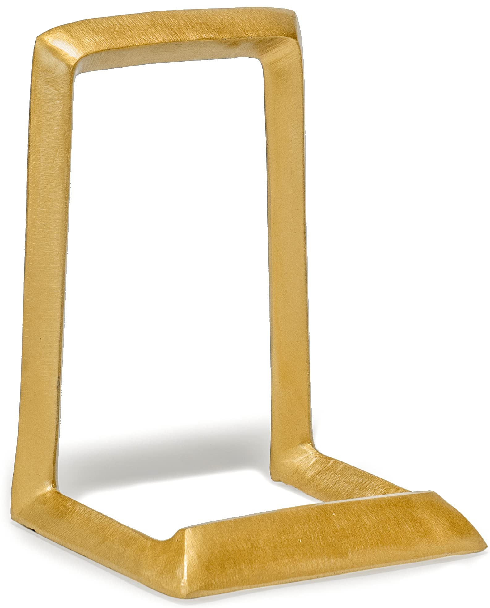 Red Co. 8    Decorative Metal Display Plate Stand and Art Holder Easel in Distressed Gold Finish