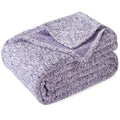 Kawahome Summer Sweatshirt Blanket Breathable Knit Blanket For Bed Jersey Lightweight Thin Blankets For Hot Sleeper Twin (66X90