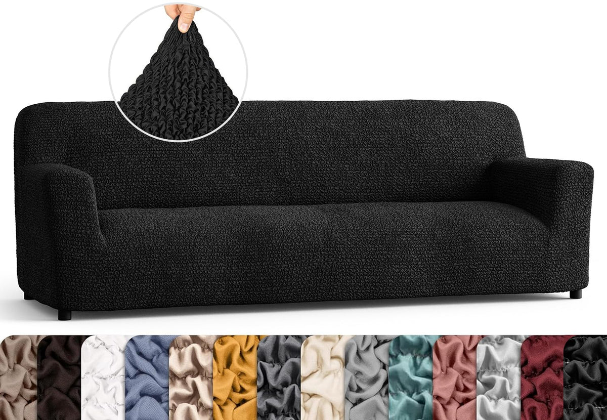 PAULATO BY GA.I.CO. Sofa Slipcover - Stretch Couch Cover - Stylish Cushion Sofa Cover - Soft Polyester Fabric Slip Cover - 1-Pie