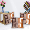 Kanushi Industries Decorative Reversible Cushion Covers Set Of 3 (16X16 Inches)(CCoverAa3Pc)