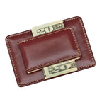 Brown Card Holder And Money Clip