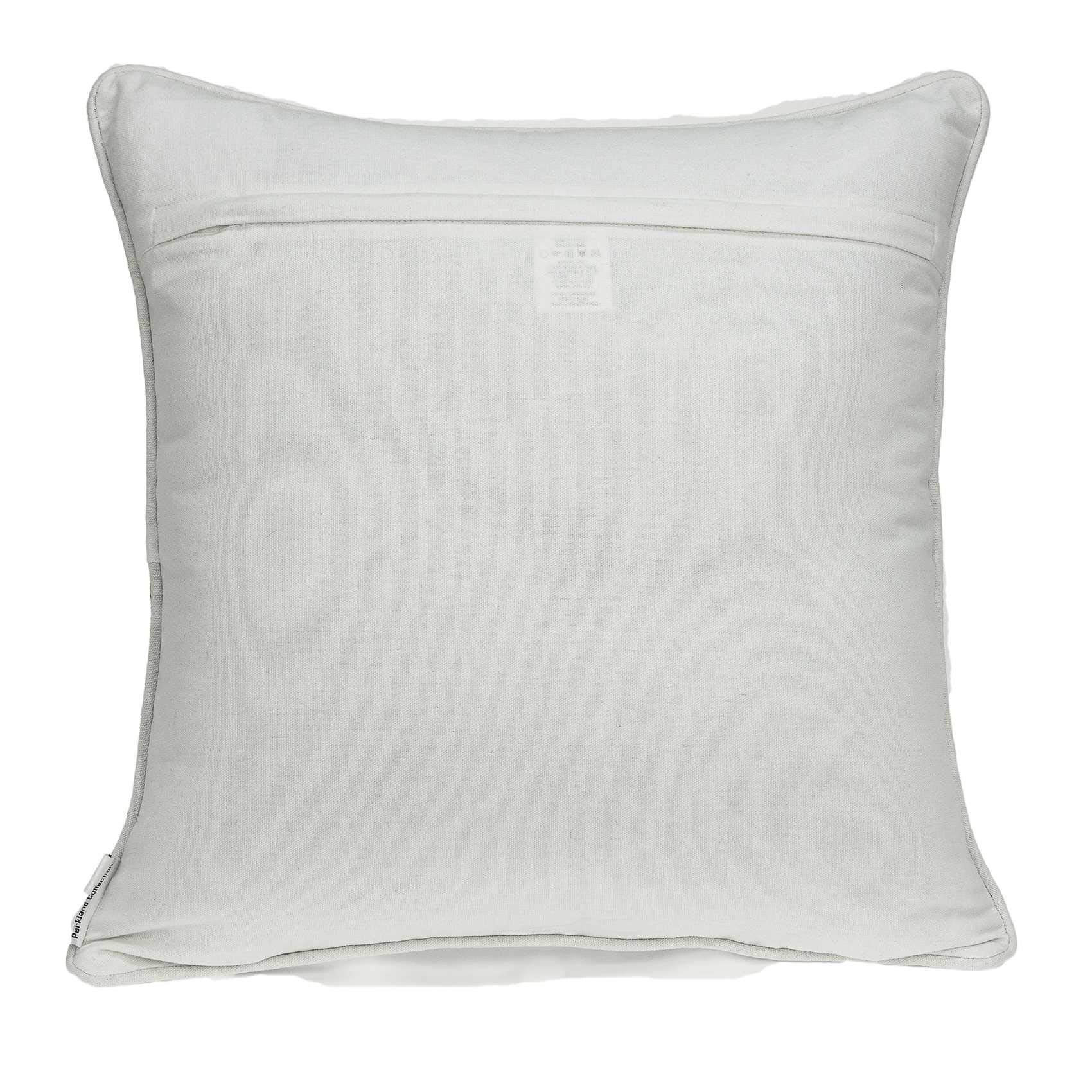 20' X 7' X 20' Transitional Beige and White Accent Pillow Cover with Poly Insert