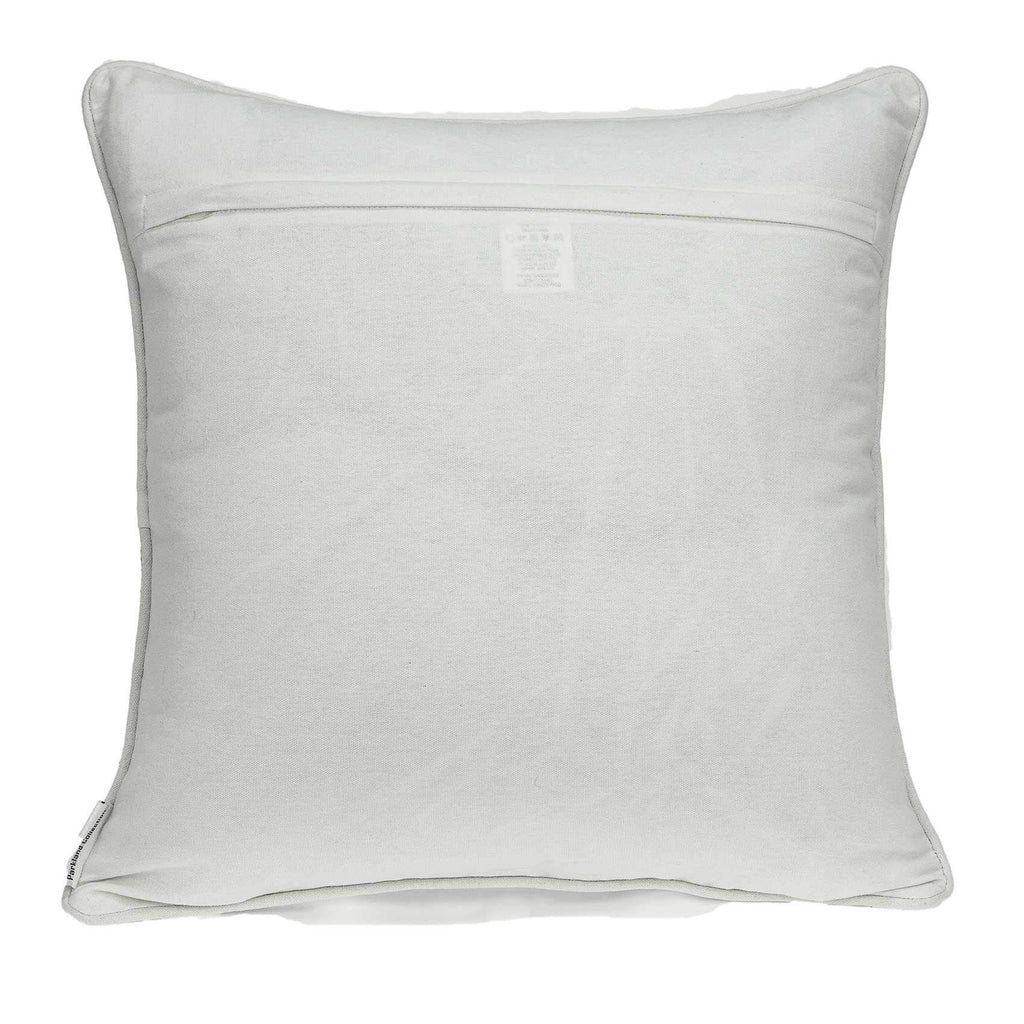 HomeRoots Decor 20' x 7' x 20' Traditional Gray and White Accent Pillow Cover with Down Insert