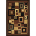 Home Dynamix Catalina Virginia Contemporary Area Rug, 19.6 x 31.5, Black/Brown