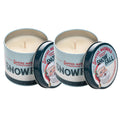 Santas Naturals Snow Fall Christmas Candles (9oz, 2 Pack) | Notes of Pine, Citrus, Eucalyptus | Christmas Gift | Each Candle Bu