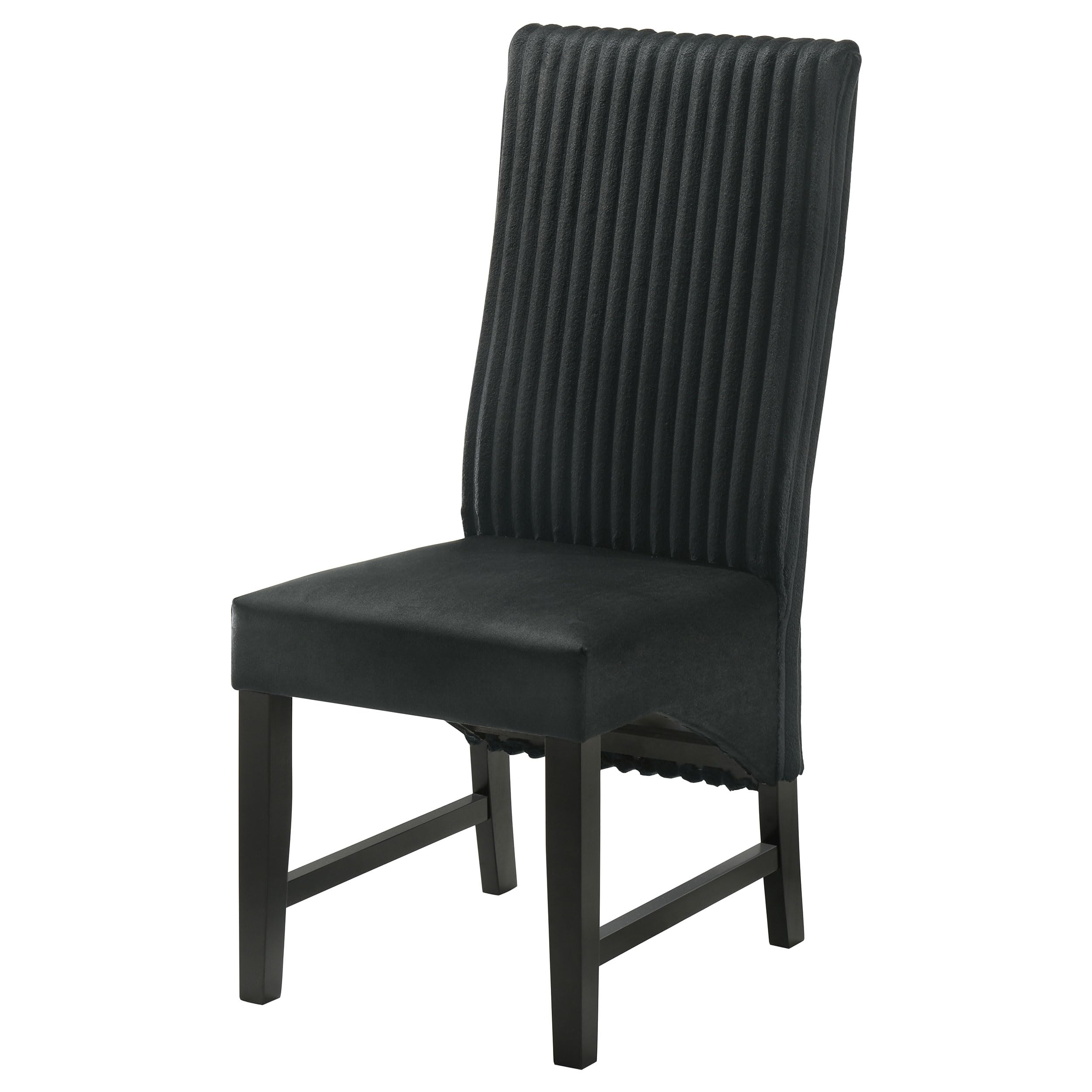 Coaster Home Furnishings Barrand Upholstered Dining Side Chair Black (Set of 2)