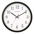 La Crosse Technology Wall Clock, Plastic, 14-inch Dia. (WT-3143A) (WT-3143A-INT)