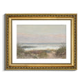 VIYYIEA Gold Framed Wall Art Canvas Print Home Decor Classical Coastal Scenery Bathroom Pictures Wall Decorations Farmhouse Wall