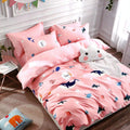 Riftree Glace Cotton Microfiber Cartoon Print Kids Single Bed Comforter 60 X 100 Inches Or 153 X 254 Cms (Peach)