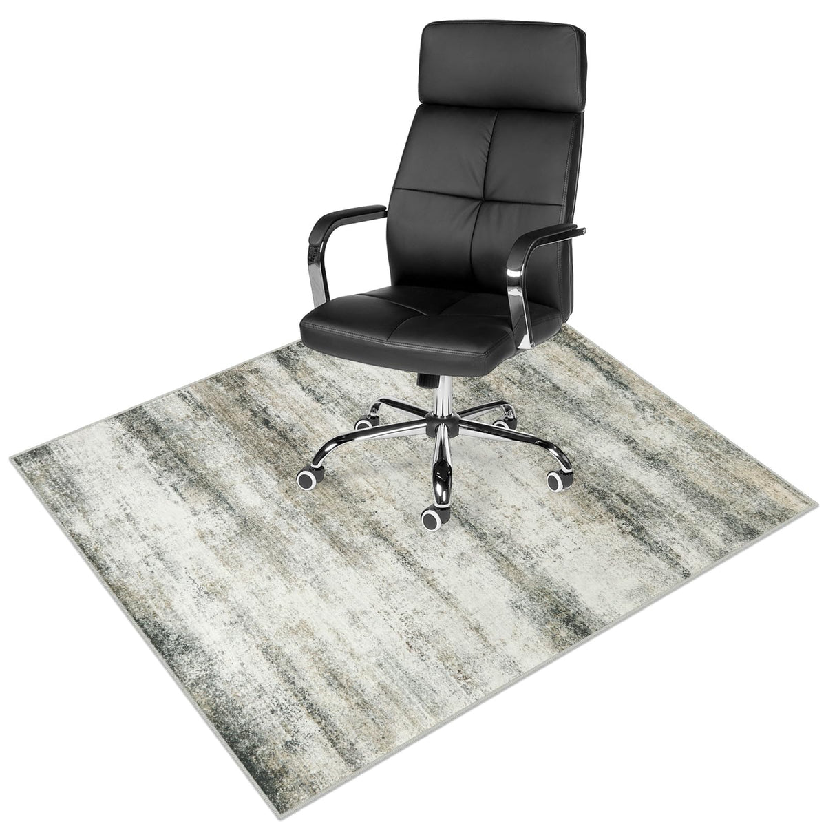 Anidaroel 48'X60' Abstract Chair Mat For Hardwood Floor/Tile Floor, Desk Chair Mat For Hard Floors, Under Desk Rug For Rolling