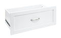 ClosetMaid SuiteSymphony Wood Drawer, Add On Accessory Shaker Style, for Storage, Closet, Clothes, 25 X 10, Pure White