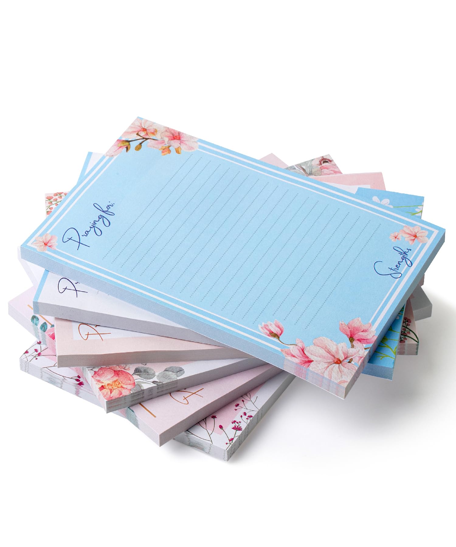Mr. Pen- Lined Sticky Notes 4X6, 6 Pads, 4X6 Sticky Notes, Floral Sticky Note, Self-Stick Note Pads, Sticky Pads Sticky Notes Ae