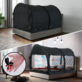 Alvantor Canopy Bed 2-in-1 Dream Privacy Space Full Size Sleeping Tents Indoor Pop Up Portable Frame Breathable Reducing Light &