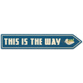 Disney Star Wars: The Mandalorian Baby Yoda Arrow - This is the Way - Baby Yoda Wall Decor Featuring Grogu, The Child