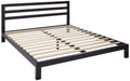 Mellow 10 inch Heavy Duty Metal Platform Bed W/Headboard/Wooden Slat Support/Mattress Foundation (No Box Spring Needed), King, B