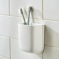 Home Centre Orion Medallion Polypropylene Adhesive Tooth Brush Holder