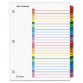 Traditional Onestep Index System, Copier/Printer, Multicolor Tabs 1-5, 6 Set (Crd60528)