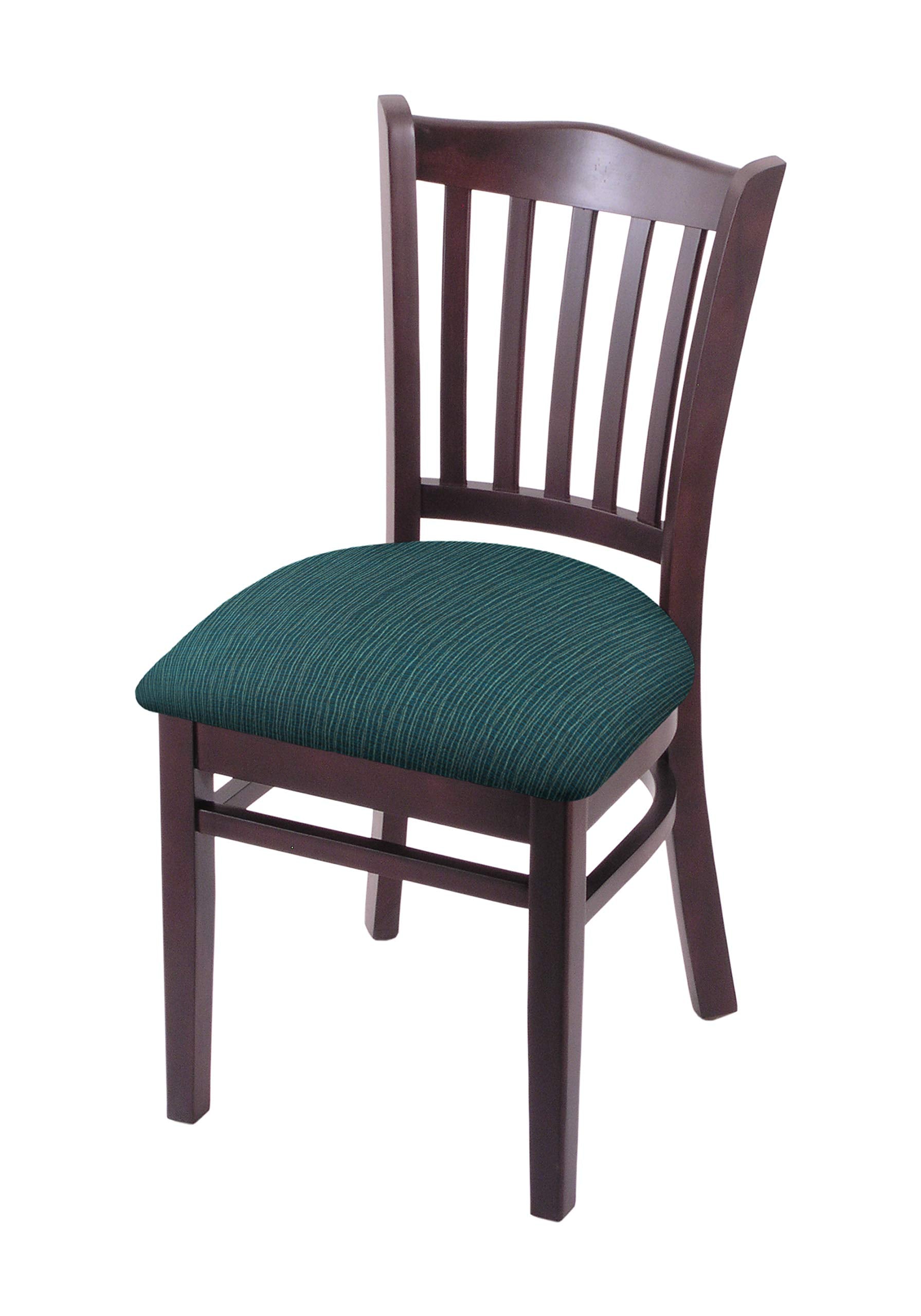 Holland Bar Stool Co. 3120 18 Chair with Dark Cherry Finish and Graph Tidal Seat