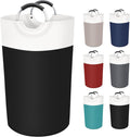 Zollyss 90L Laundry Basket, Freestanding Laundry Hamper, Collapsible Dirty Clothes Hamper, Waterproof Fabric with Foam Protected