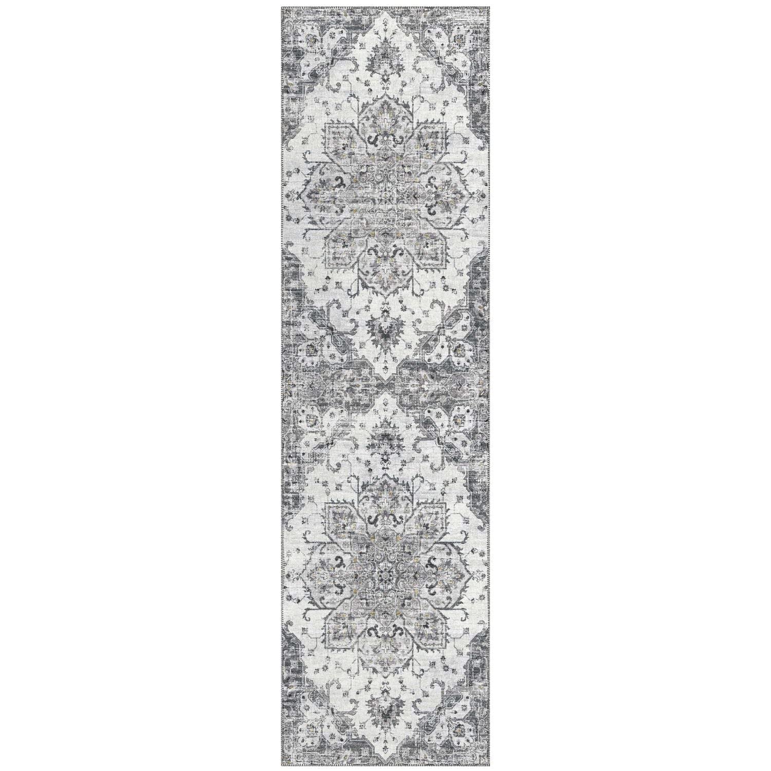 Marbella MB3 Ivory Traditional Rug Runner 2 3 X 12