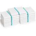 Liliane Collection 13 Green Kitchen Dish Towels - 27'' x 14'' 2-ply Commercial Grade Absorbent 100% Cotton Kitchen Towels - Clas