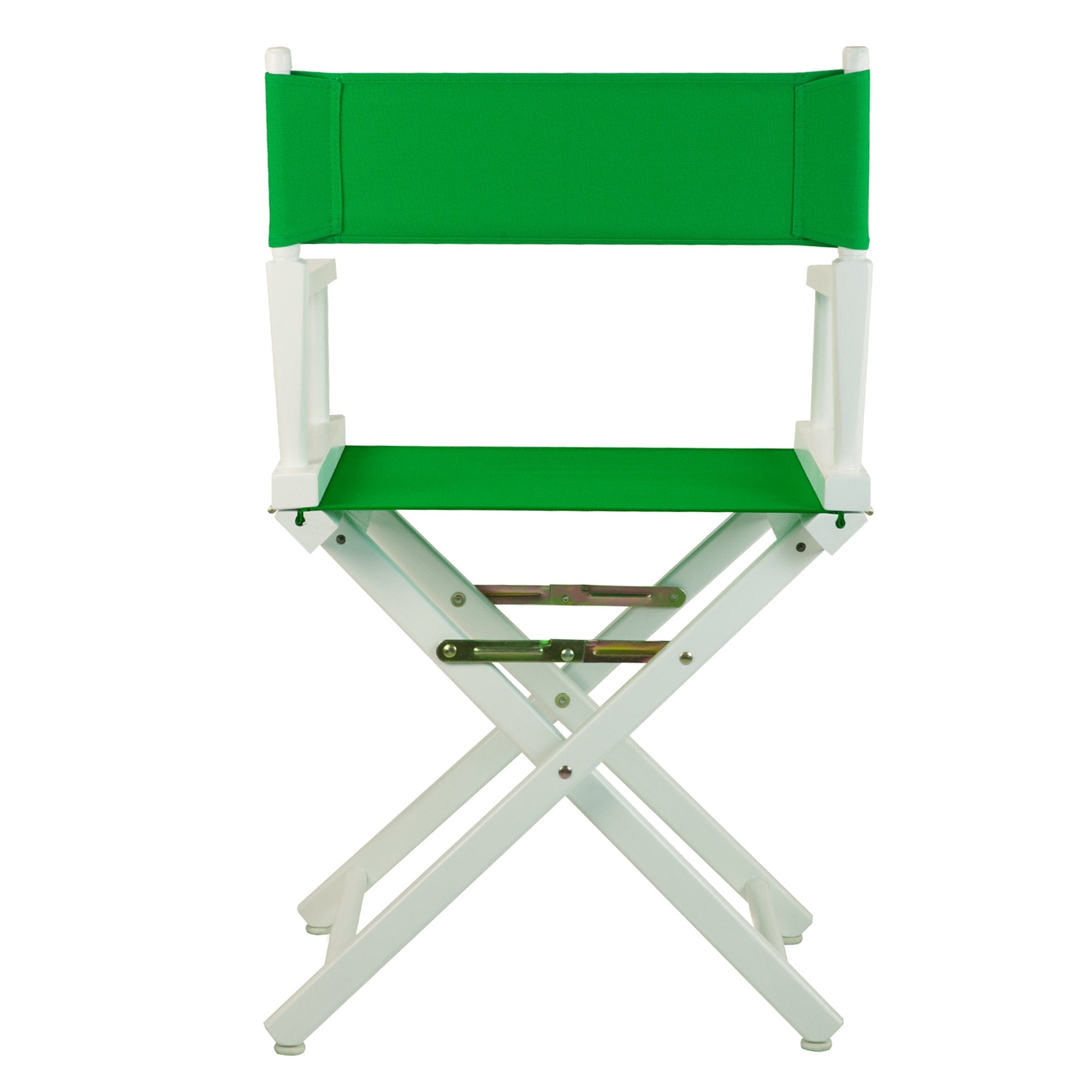 Casual Home 18&quot; Director'S Chair White Frame With Green Canvas
