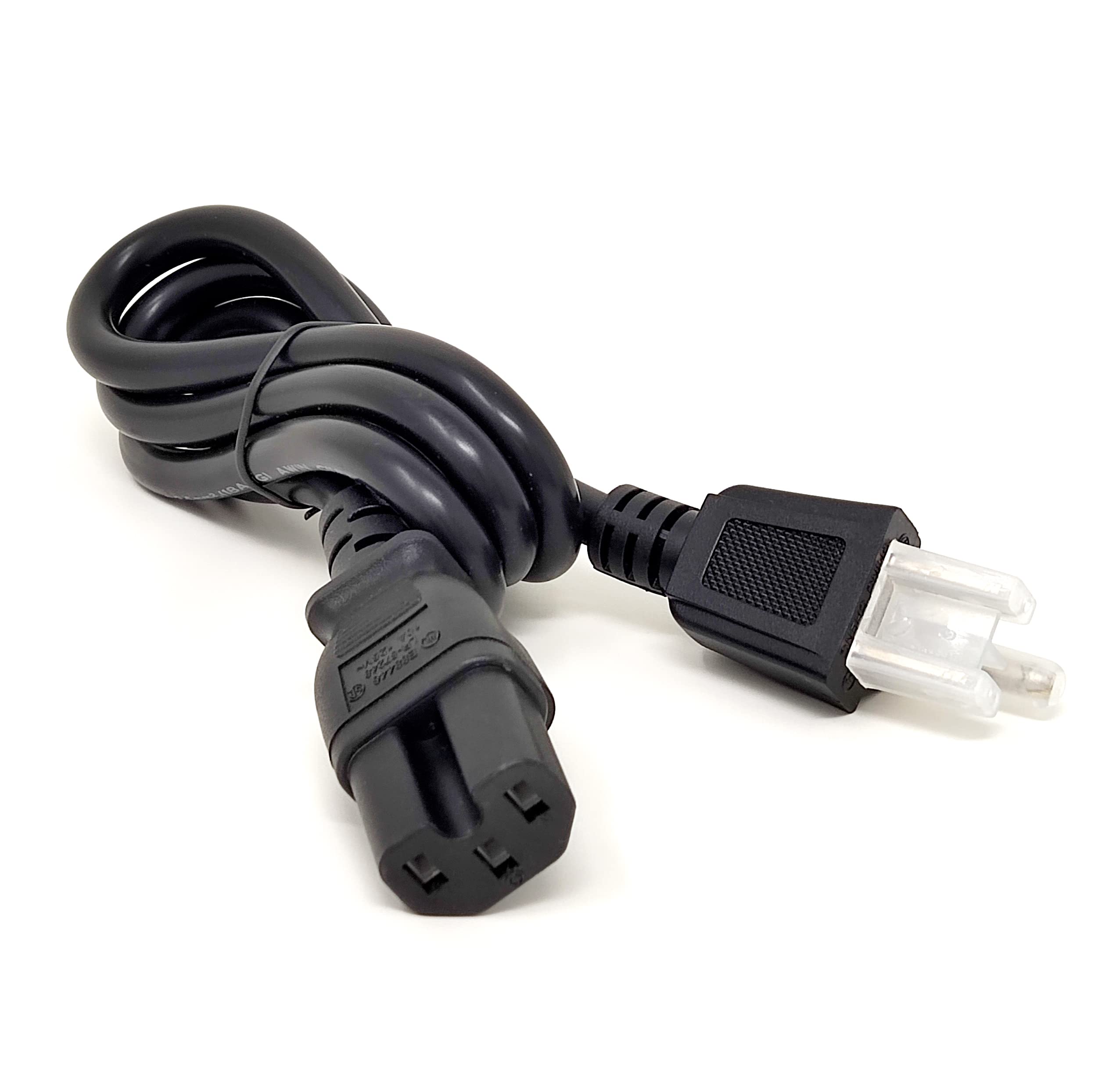Hasmx 3 Prong Power Cord 36' For Smokehouse Lj Little Big Mini Chief Smoker Hightemp, Replacement Electric Smoker Part 3Pin Cor