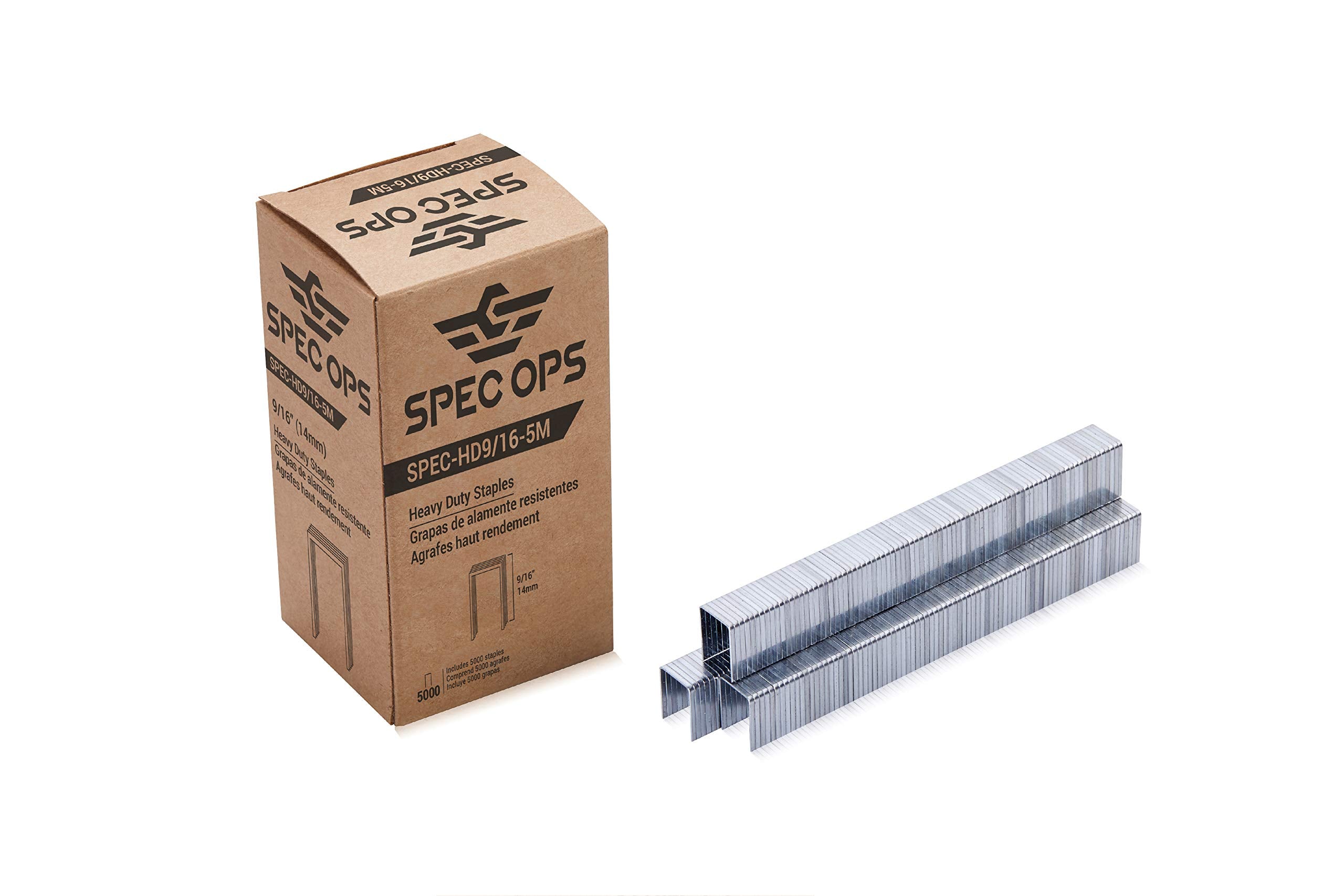 Spec Ops Tools Heavy Duty Staples, 9/16-In, 5,000 Pack, 3% Donated To Veterans