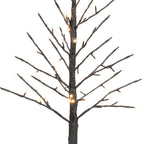 Melrose Paper 78 Led Lights Twig Christmas Tree, 36-Inch Height, Black, Holiday Season Decoration