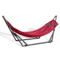 Best Home Fashion Hammock with Collapsible Steel Stand 450 lbs Capacity & Carrying Case, Portable & Adjustable, Perfect for Camp