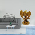 Enakshi Floating Metal Wall Organizer Basket And Sculpture Decorative Artwork For Kitchen Bathroom Living Room Office Bookshelve