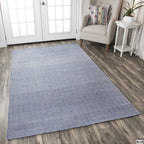 Rizzy Home | Tw2927 | Twist Collection | Wool Area Rug | 9' X 12' | Green/Off White Chevron