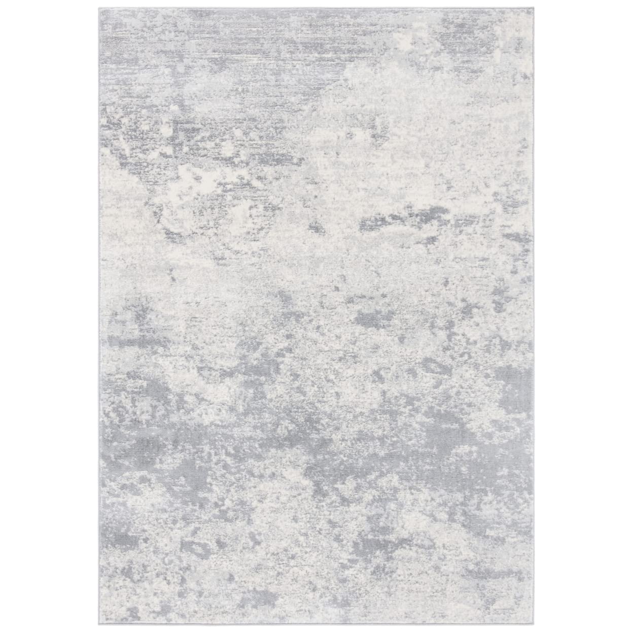SAFAVIEH Brentwood Collection 2 x 4 Grey/Ivory BNT822H Modern Abstract Non-Shedding Entryway Living Room Foyer Bedroom Accent 