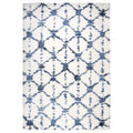 Rizzy Home Alora Decor Midnight 7'10" X 10'6" Geometric Ivory/Blue Power-Loomed Area Rug