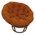 Blazing Needles Twill Papasan Cushion, 52" x 6" x 52", Spice