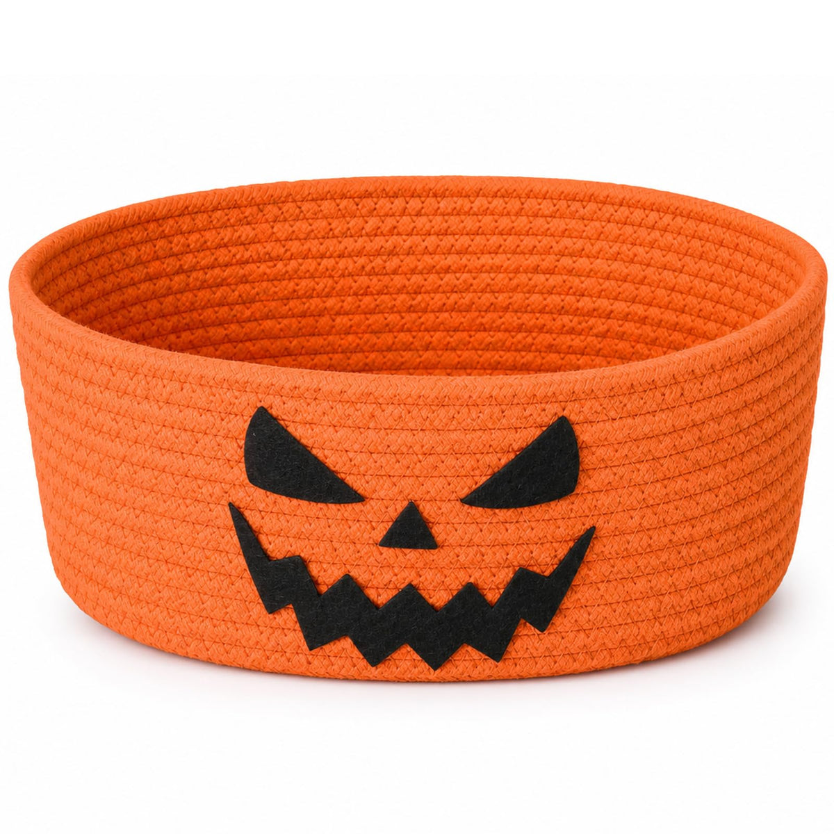Pinkunn Halloween Boo Basket Orange Pumpkin Trick or Treat Gifts Buckets