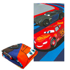 Disney Cars Beach Towel Set - Bundle With Lightning Mcqueen Pool Towel Plus Cars Stickers And More (Cars Beach Towel For Kids An