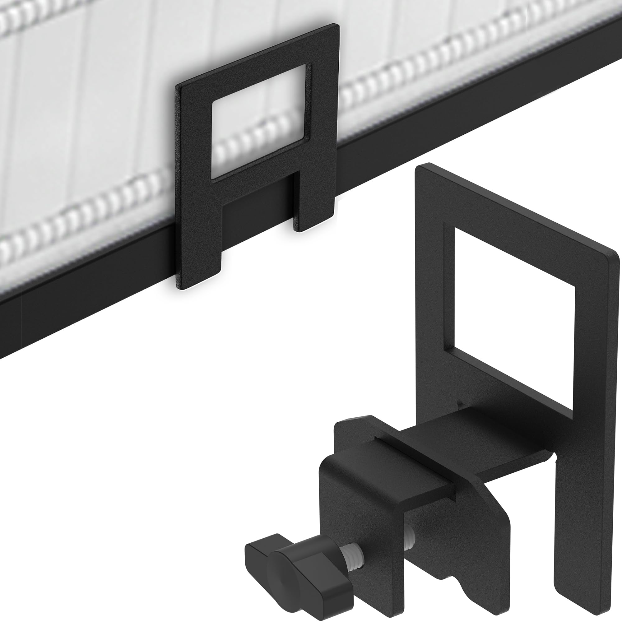 OSASET Non Slip Mattress Gaskets, 6 pcs Mattress Gaskets for Metal Bed Frame, Anti-Slip Mattress Holder in Place Gripper, Easy t